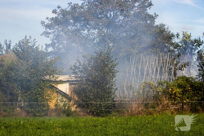 Brand in volkstuinen snel geblust