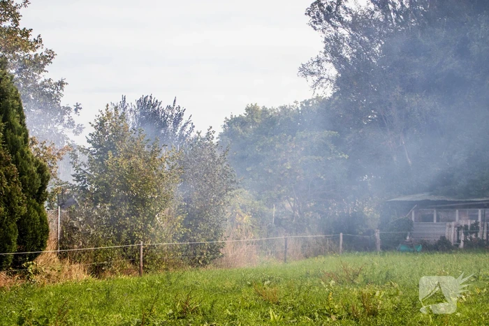 Brand in volkstuinen snel geblust