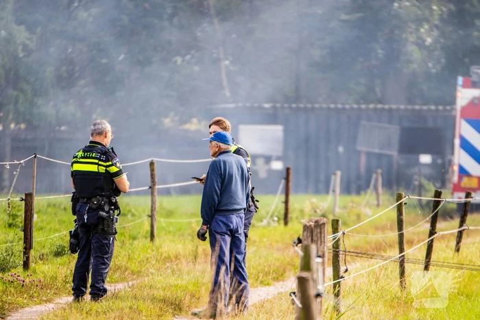 Brand in volkstuinen snel geblust