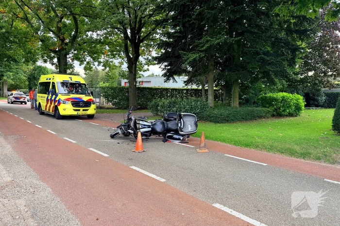 Motorrijder gewond bij ongeval