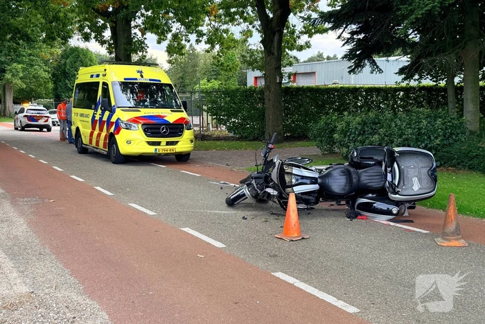 Motorrijder gewond bij ongeval