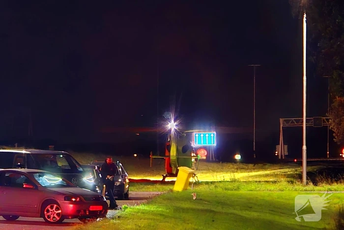 Traumahelikopter opgeroepen na steekpartij
