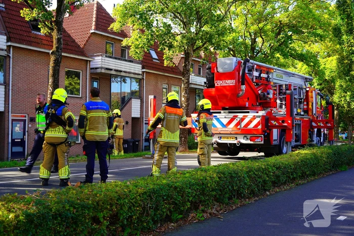 Woningbrand leidt tot ontruiming
