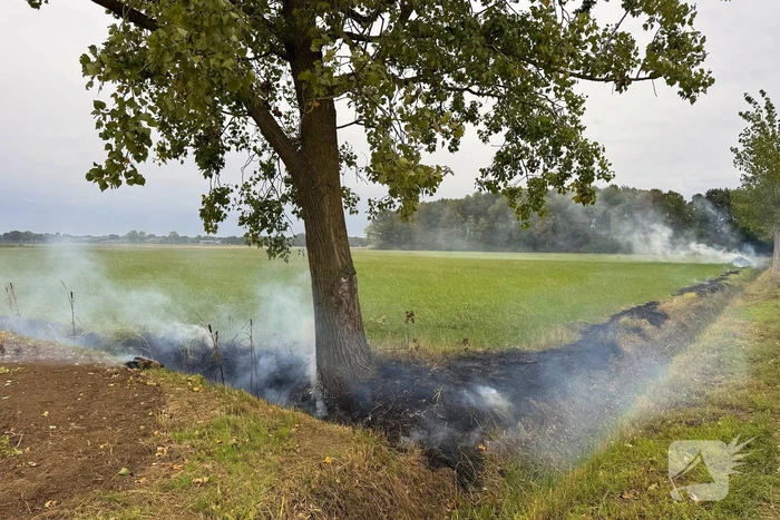 Brand in weiland vergt snelle actie van brandweer
