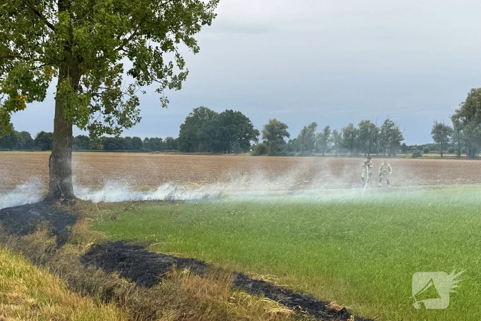 Brand in weiland vergt snelle actie van brandweer