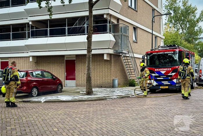 Brandweer doet onderzoek naar gaslucht