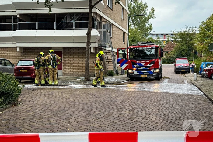Brandweer doet onderzoek naar gaslucht