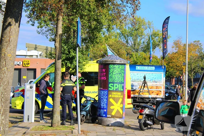 Scooterrijder gewond bij aanrijding