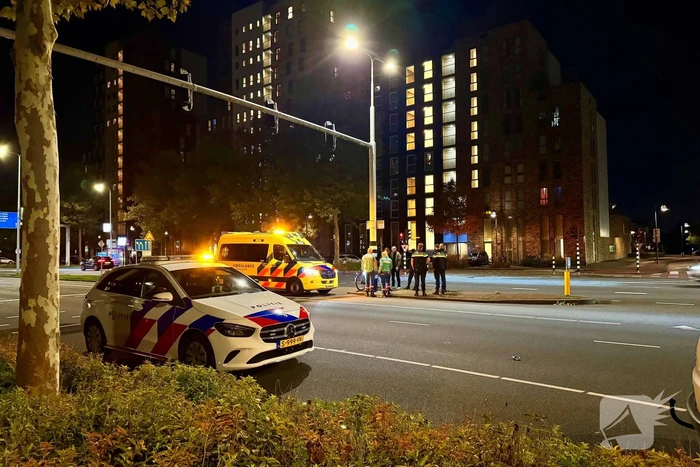 Fietser gewond bij botsing met taxi