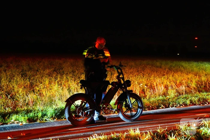 Ongeval tussen fietser en fatbiker