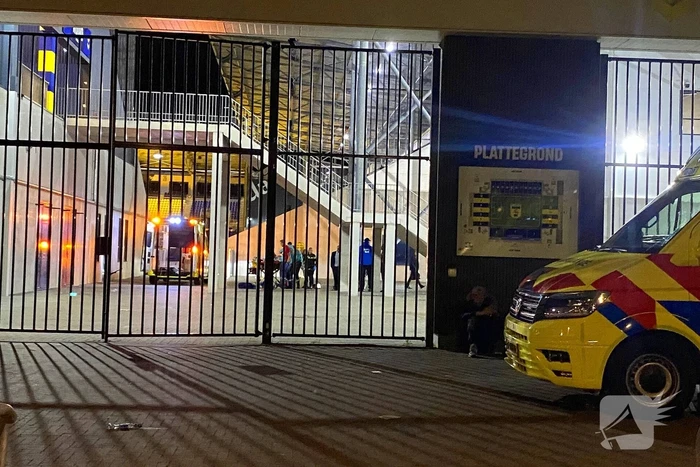 Zwaargewonde na val van trap in Cambuur stadion Leeuwarden
