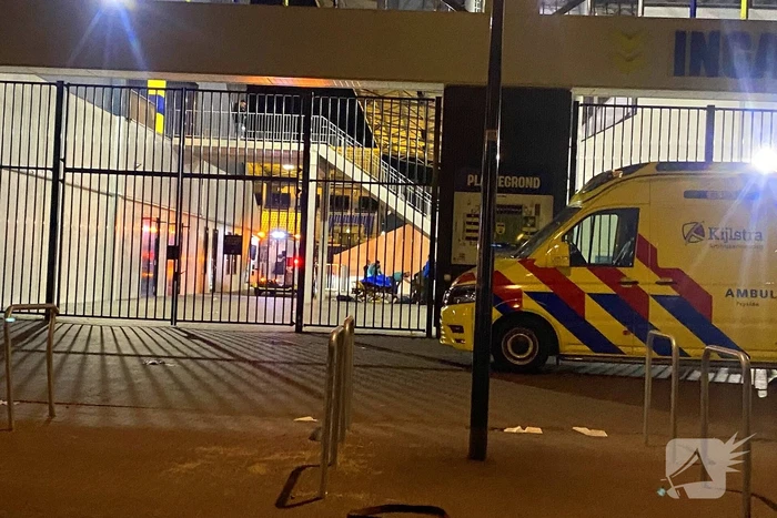 Zwaargewonde na val van trap in Cambuur stadion Leeuwarden
