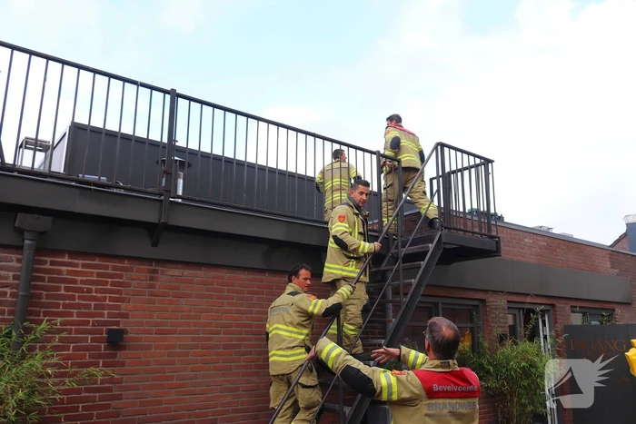 Brandlucht veroorzaakt door gloeilamp