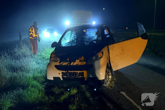 Bestuurder gewond na ongeval met auto