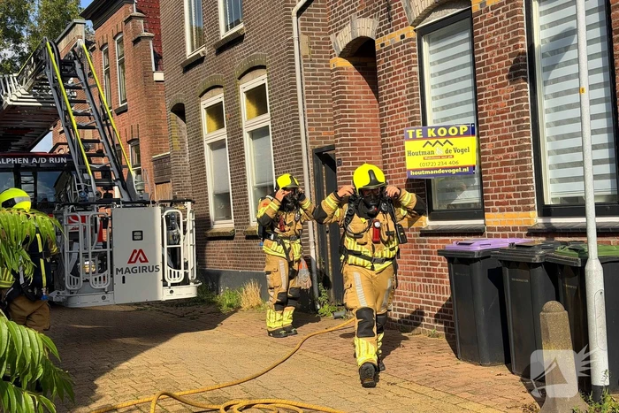 Brand in woning snel gedoofd