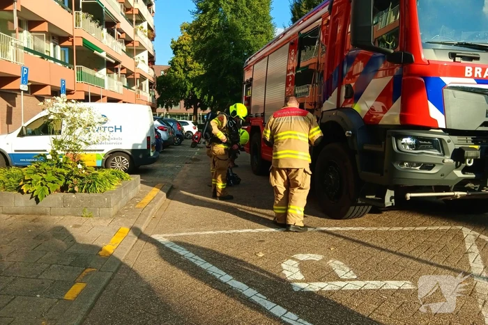 Gaslucht geroken in flatgebouw