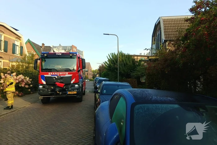 Gaslek na werkzaamheden