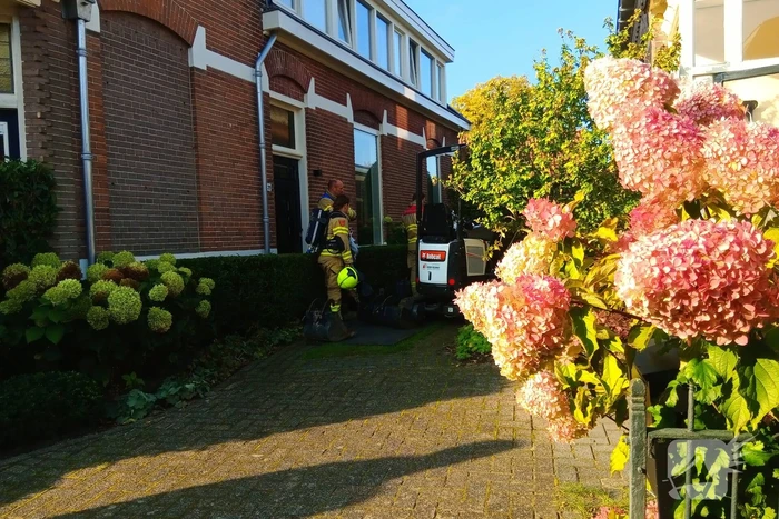 Gaslek na werkzaamheden