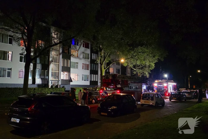 Brand in kelder van flatgebouw