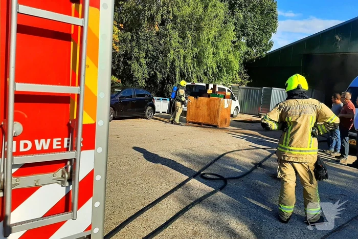 Brand in agrarische schuur