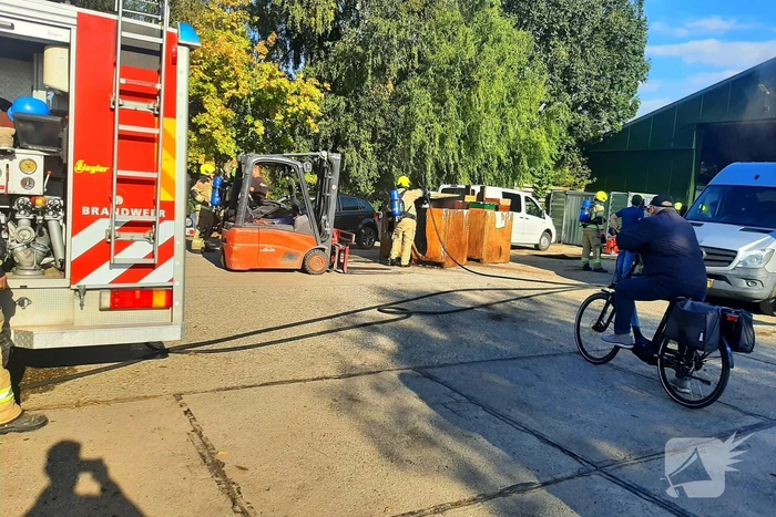 Brand in agrarische schuur