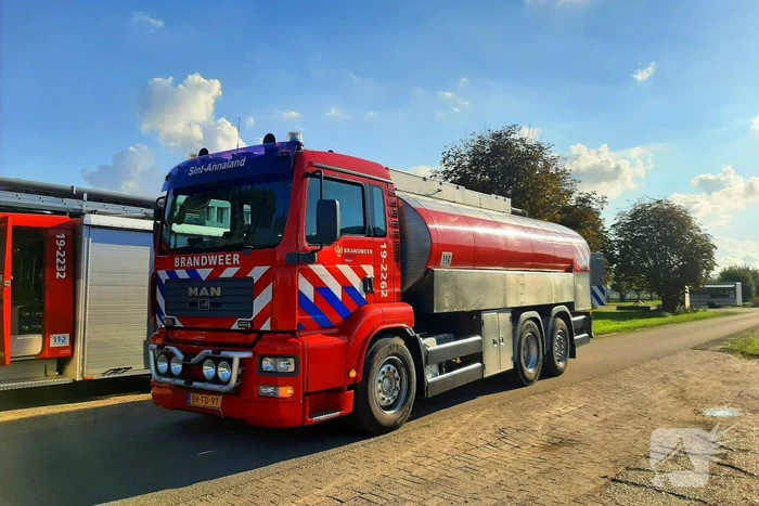 Brand in agrarische schuur