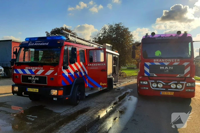 Brand in agrarische schuur