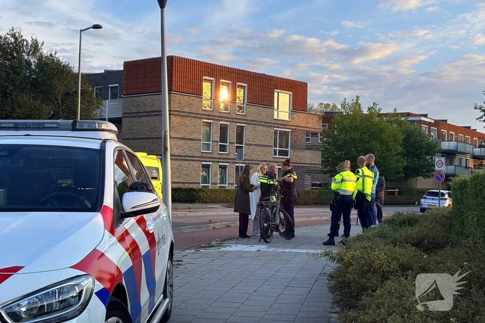 Fietser gewond bij botsing met auto