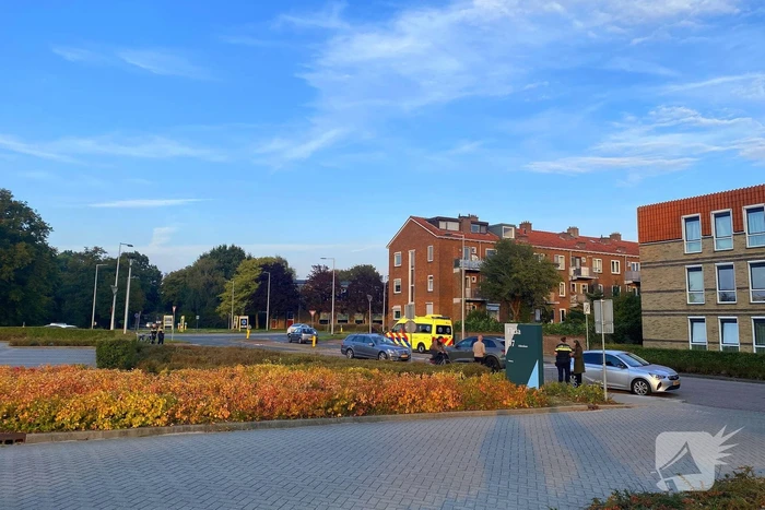 Fietser gewond bij botsing met auto