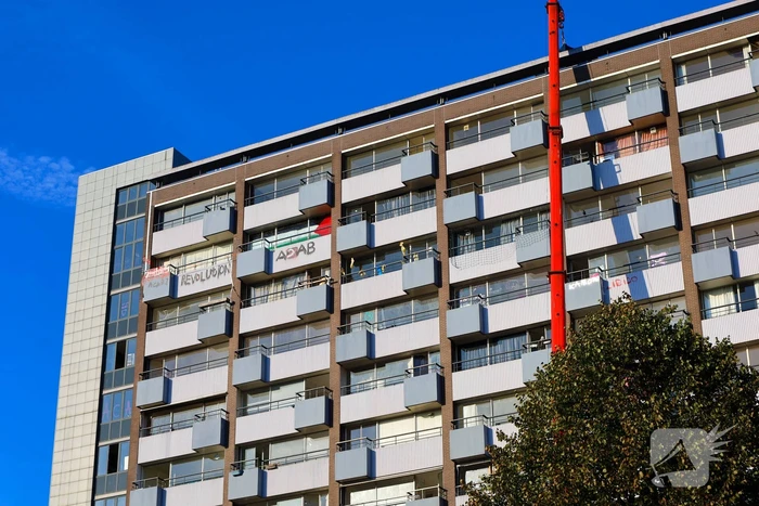 Politie ontruimt krakersflat