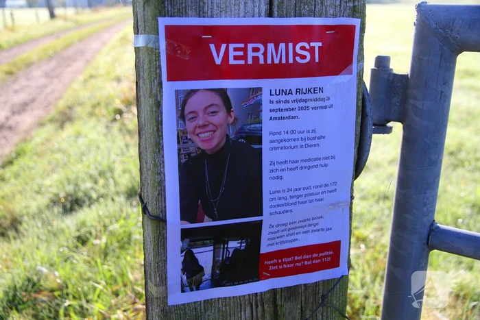 Vermiste Luna nog altijd spoorloos