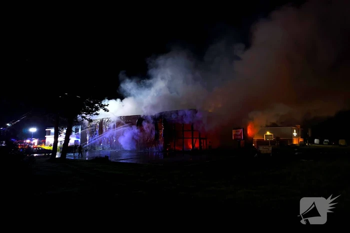 Blusrobot ingezet bij grote brand