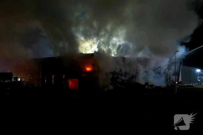 Blusrobot ingezet bij grote brand