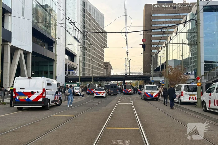 ME grijpt in bij Gaza demonstratie, tram en treinverkeer gestremd