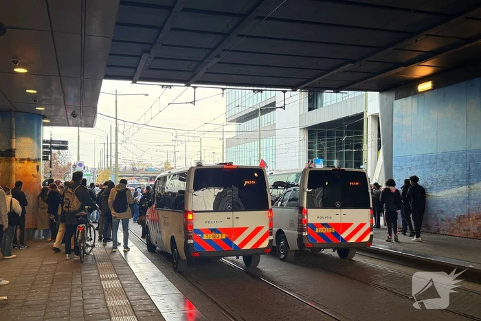 ME grijpt in bij Gaza demonstratie, tram en treinverkeer gestremd