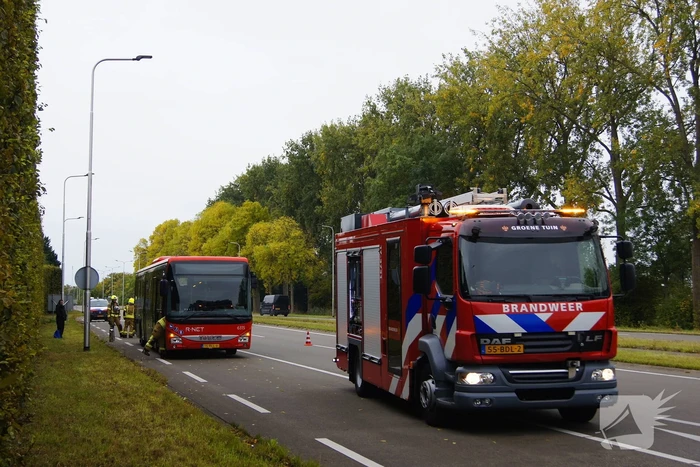 Spoedinzet voor mogelijke busbrand