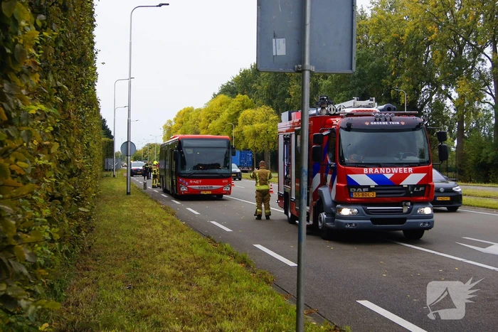 Spoedinzet voor mogelijke busbrand