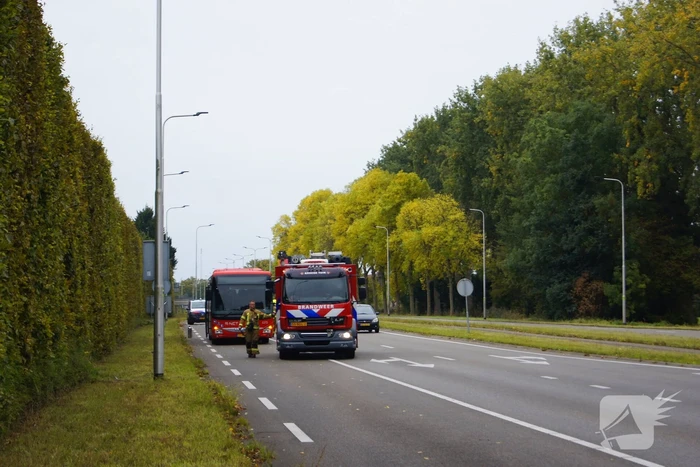 Spoedinzet voor mogelijke busbrand