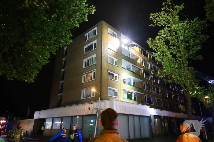 Appartement brandt volledig uit