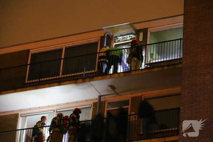 Appartement brandt volledig uit