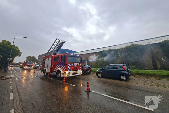 Brand in leegstaand pand