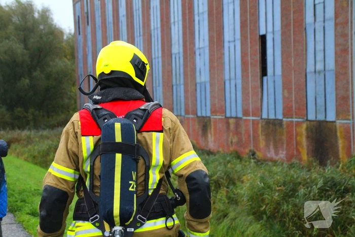 Brand in leegstaand pand