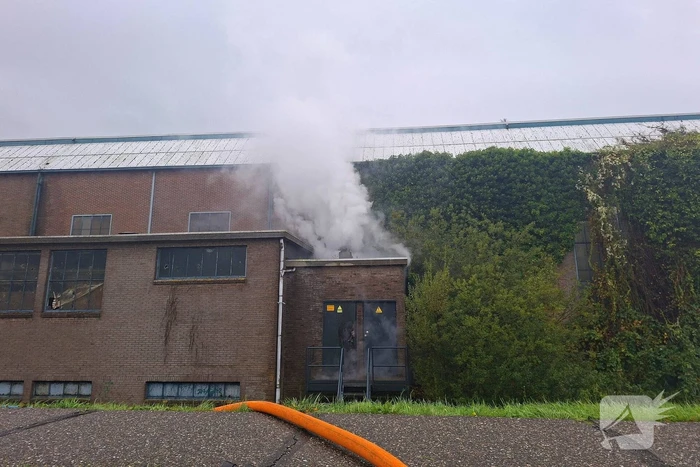 Brand in leegstaand pand