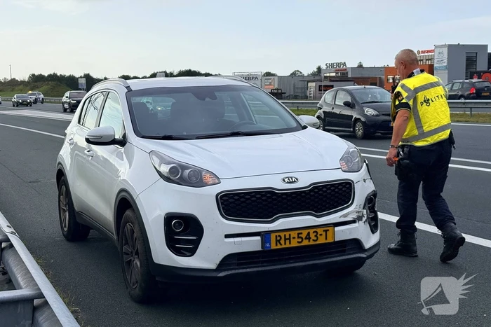 Kopstaart aanrijding zonder gewonden