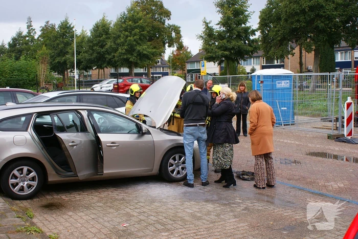 Autobrand snel onder controle