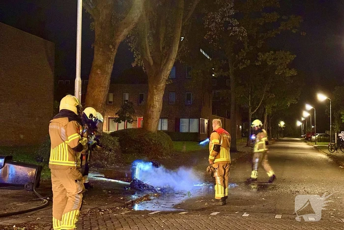 Containers in brand geblust