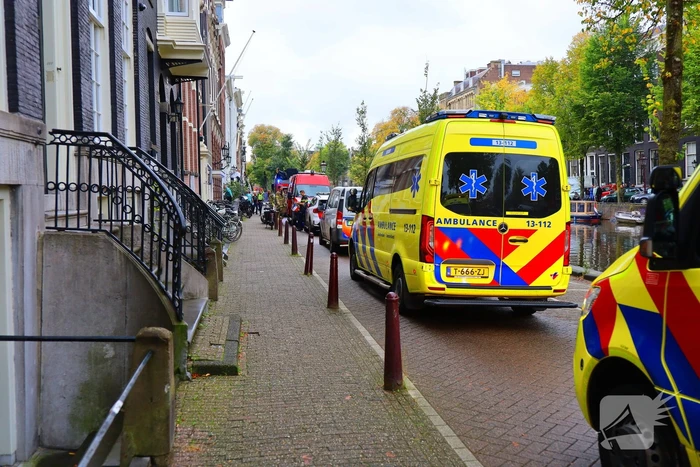 Auto te water in centrum
