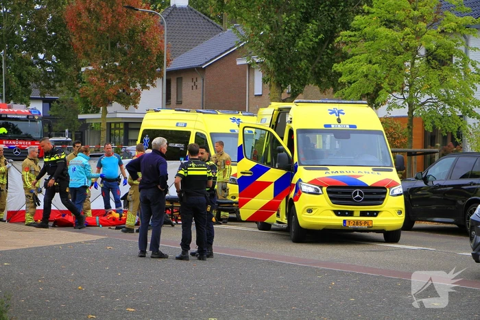 Ernstig ongeval met gewonde en inzet ambulance