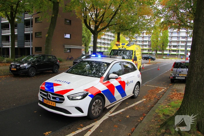 Zoektocht naar beschadigd bestelbus