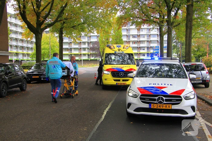 Zoektocht naar beschadigd bestelbus